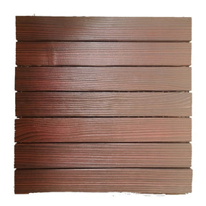 1 PIECE Solid Wood Floor Balcony Garden Outdoor Courtyard Terrace Mosaic Carbonized Anti-Corrosion Floor NOT FREE SHIPING