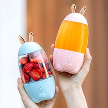 Load image into Gallery viewer, Portable Juicer Household Electric Juice Cup Fruits USB Charging Mini Smoothie Blender Outgoing Juicer Extractor Rabbit Shape
