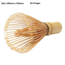 Load image into Gallery viewer, Bamboo Matcha Green Tea Powder Whisk Japanese Ceremony Matcha Tea Powder Whisk Chasen Brush Tea Tools
